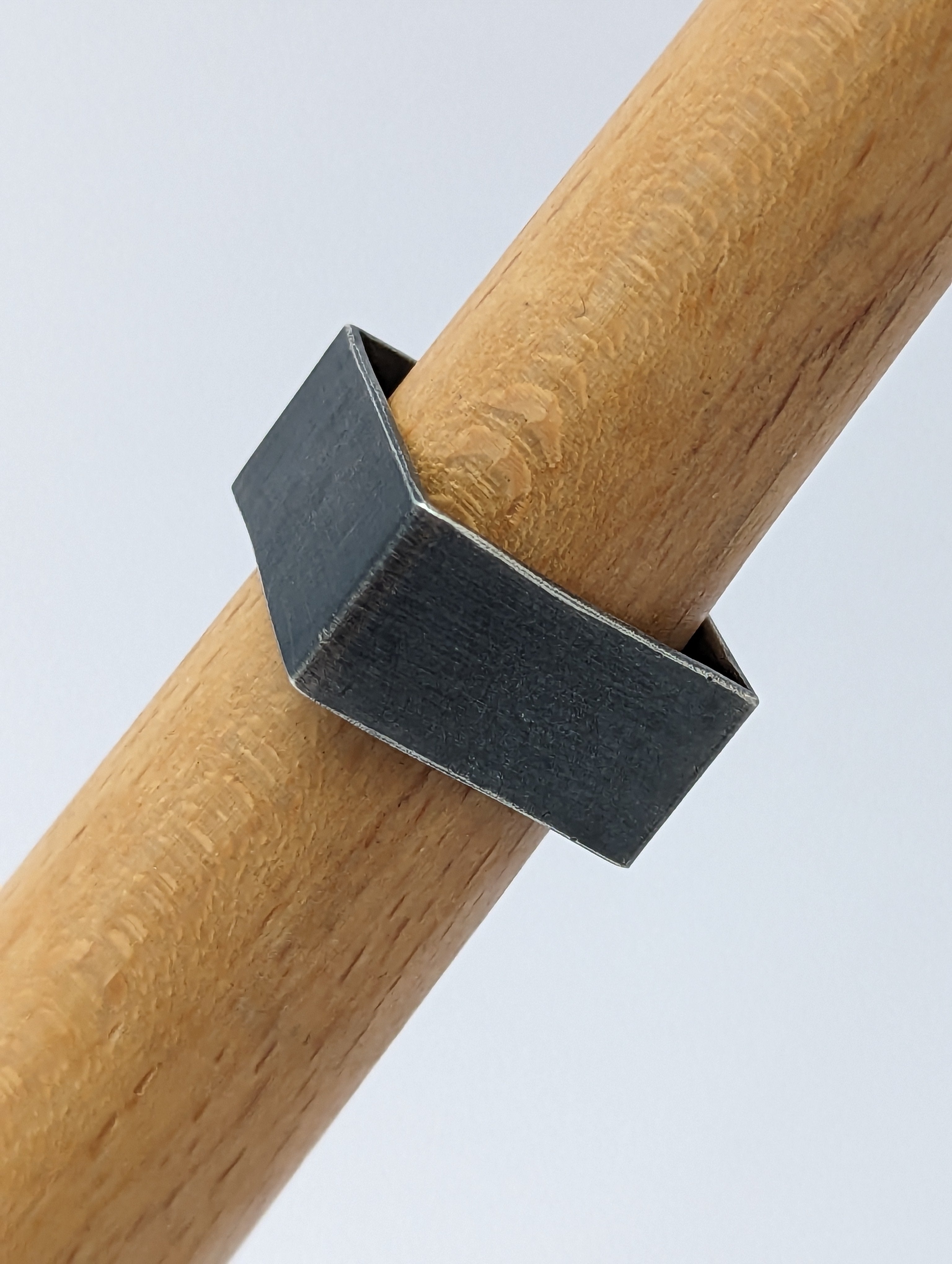 Outlet Disa Allsopp Oxidised Silver Square Ring