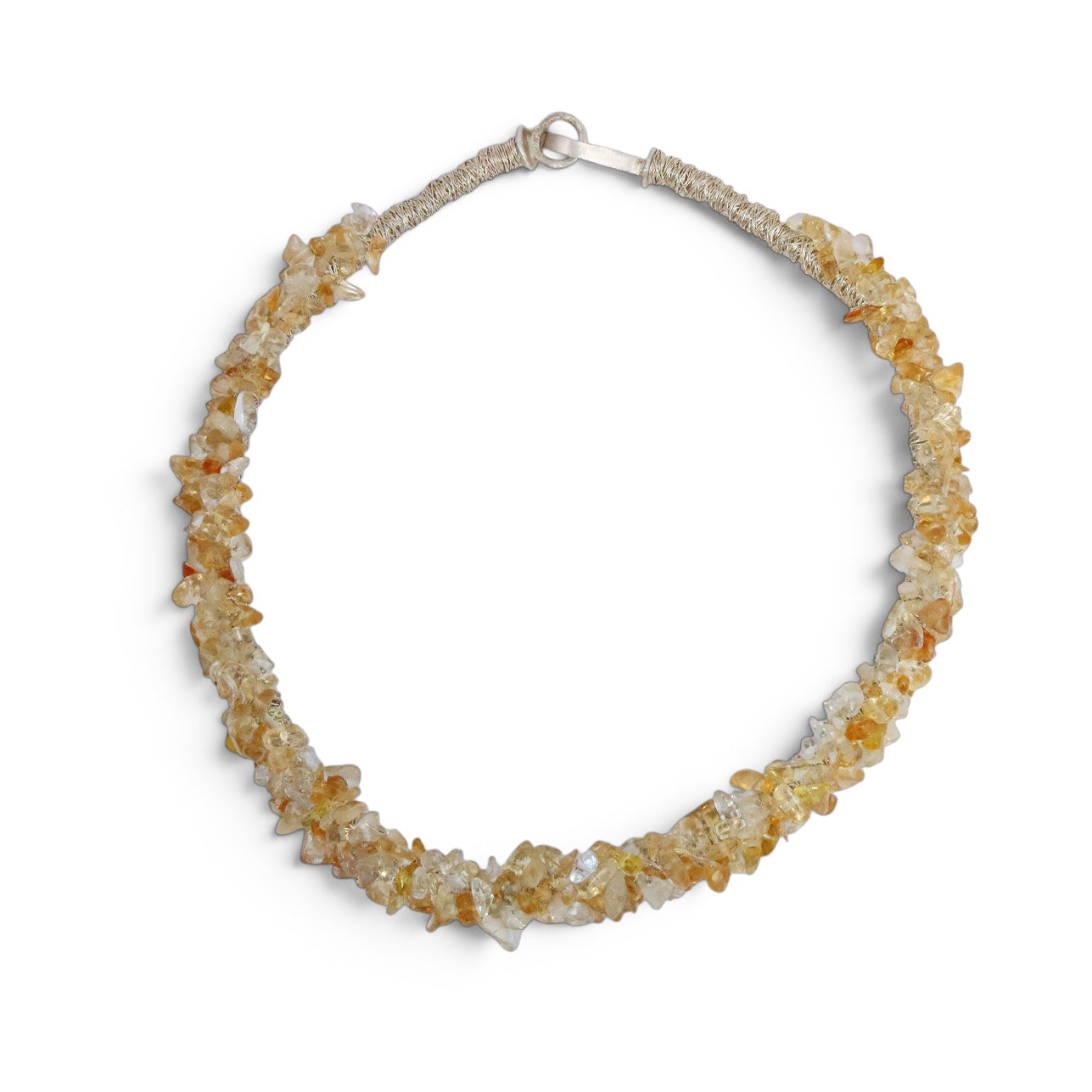 Outlet Disa Allsopp Silver And Citrine Bead Necklace