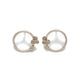 Shimara Carlow Salt and Pepper Diamond Hoop Earrings