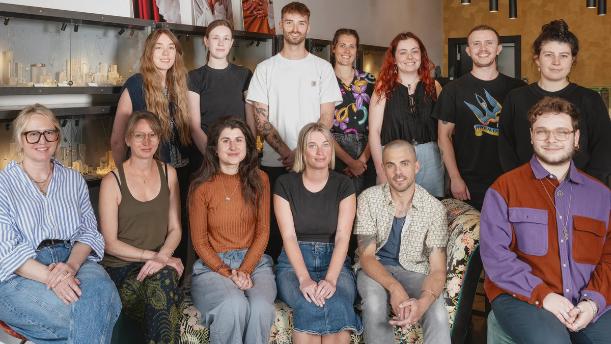 The Diana Porter Jewellery Team in their Bristol Studio
