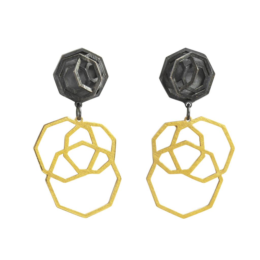 Scarlett Cohen-French Disarray Octagon Earrings
