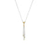 Hannah Bedford Silver Drift Pendant with 18ct Yellow Gold Granules