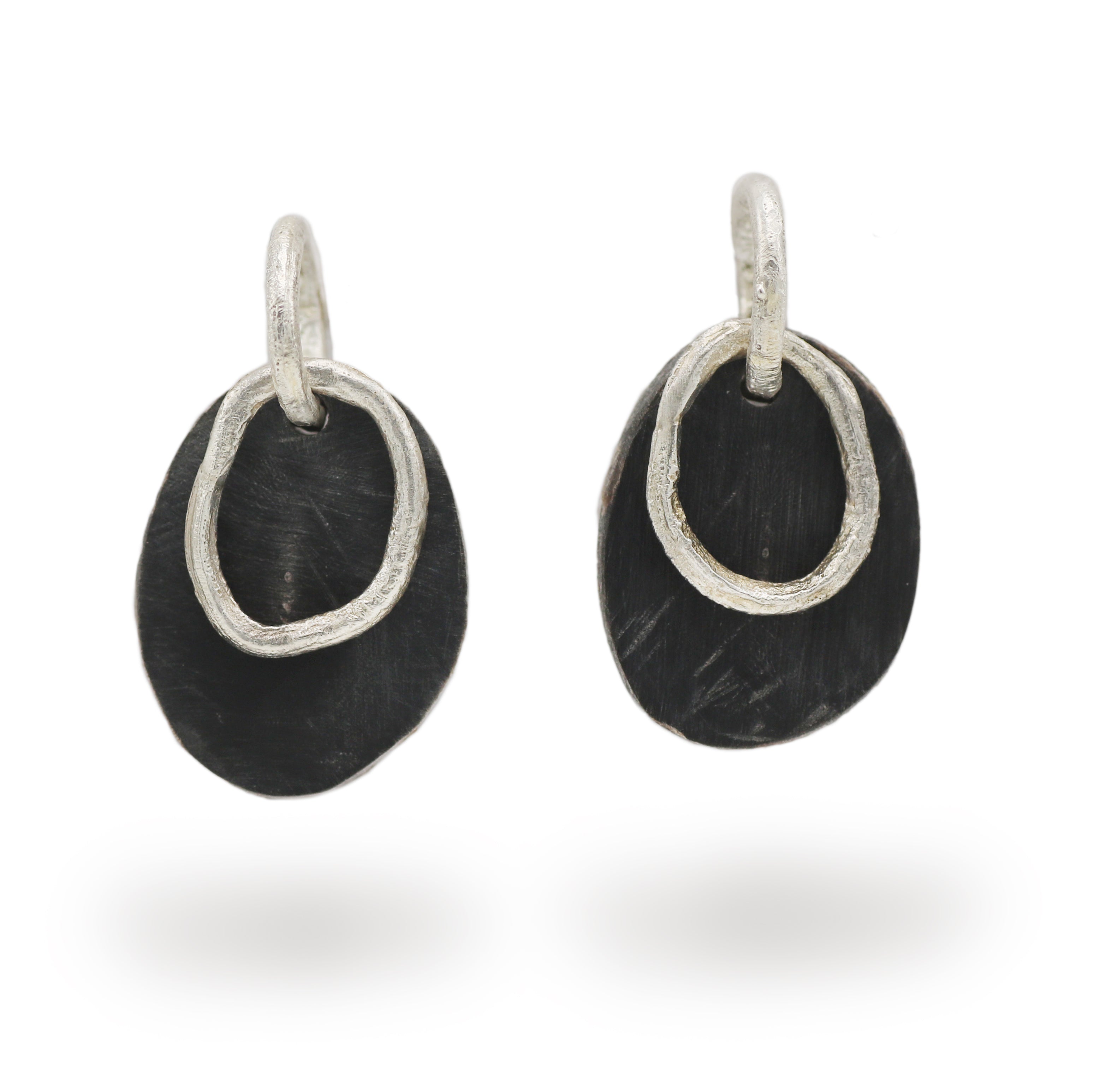 Outlet - Rachel Adam Silver Hoof Drop Earrings