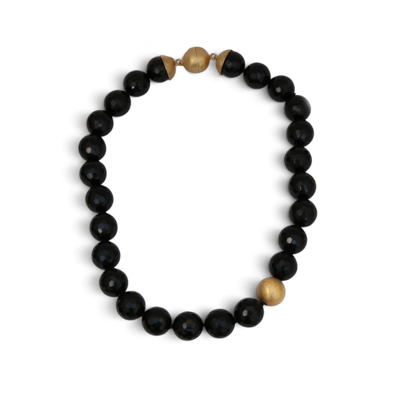 Outlet Diana Porter Faceted Onyx Bead Necklace