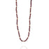 Mounir Delicate Garnet Bead Necklace in Gold Plated Silver