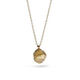 Bespoke- 9ct Yellow Gold Organic Finger Print Pendant