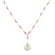 Mounir Pink Tourmaline and Green Amethyst Necklace