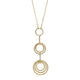 Hannah Felicity Dunne Hammer Hoop Necklace 9ct Yellow Gold