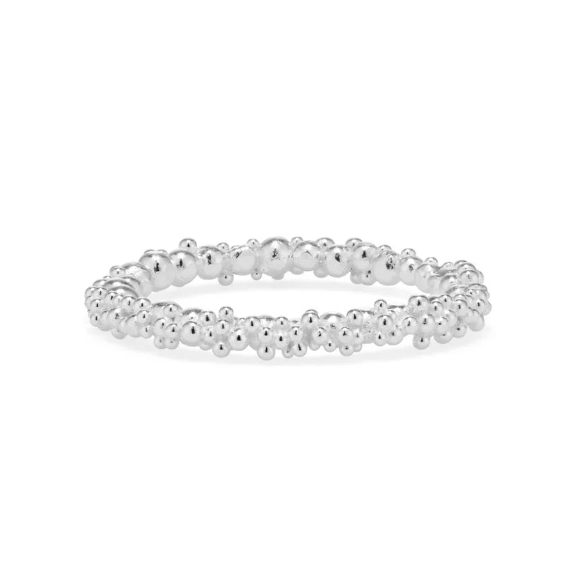 Hannah Bedford Silver Complete Granule Ring