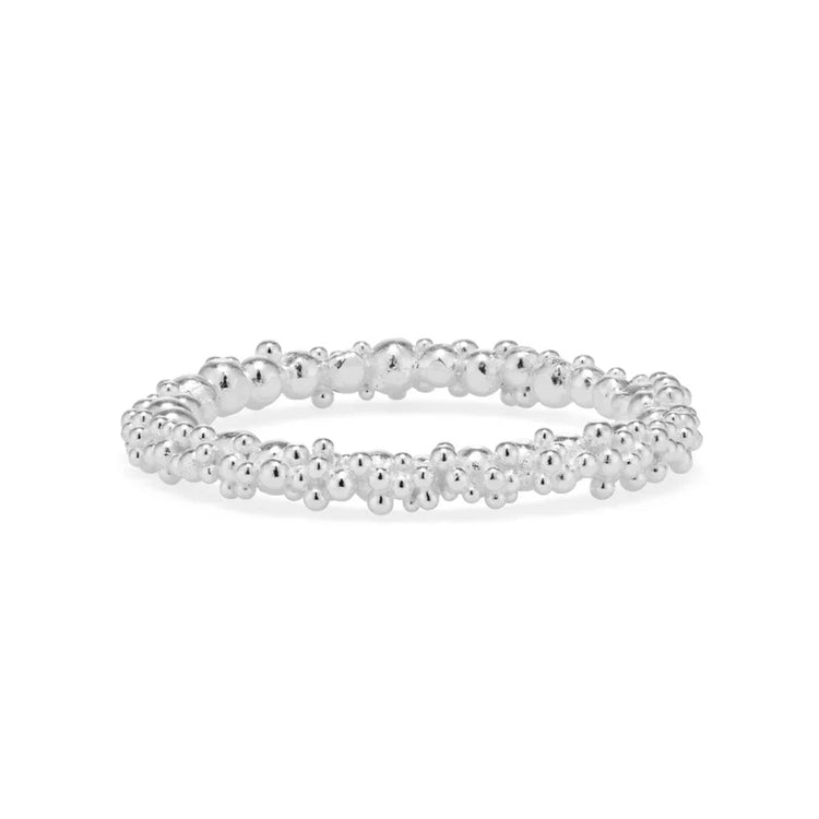 Hannah Bedford Silver Complete Granule Ring