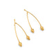Bonnie Mustoe-Whitehill Gold Vermeil Hawthorn Stem Earrings