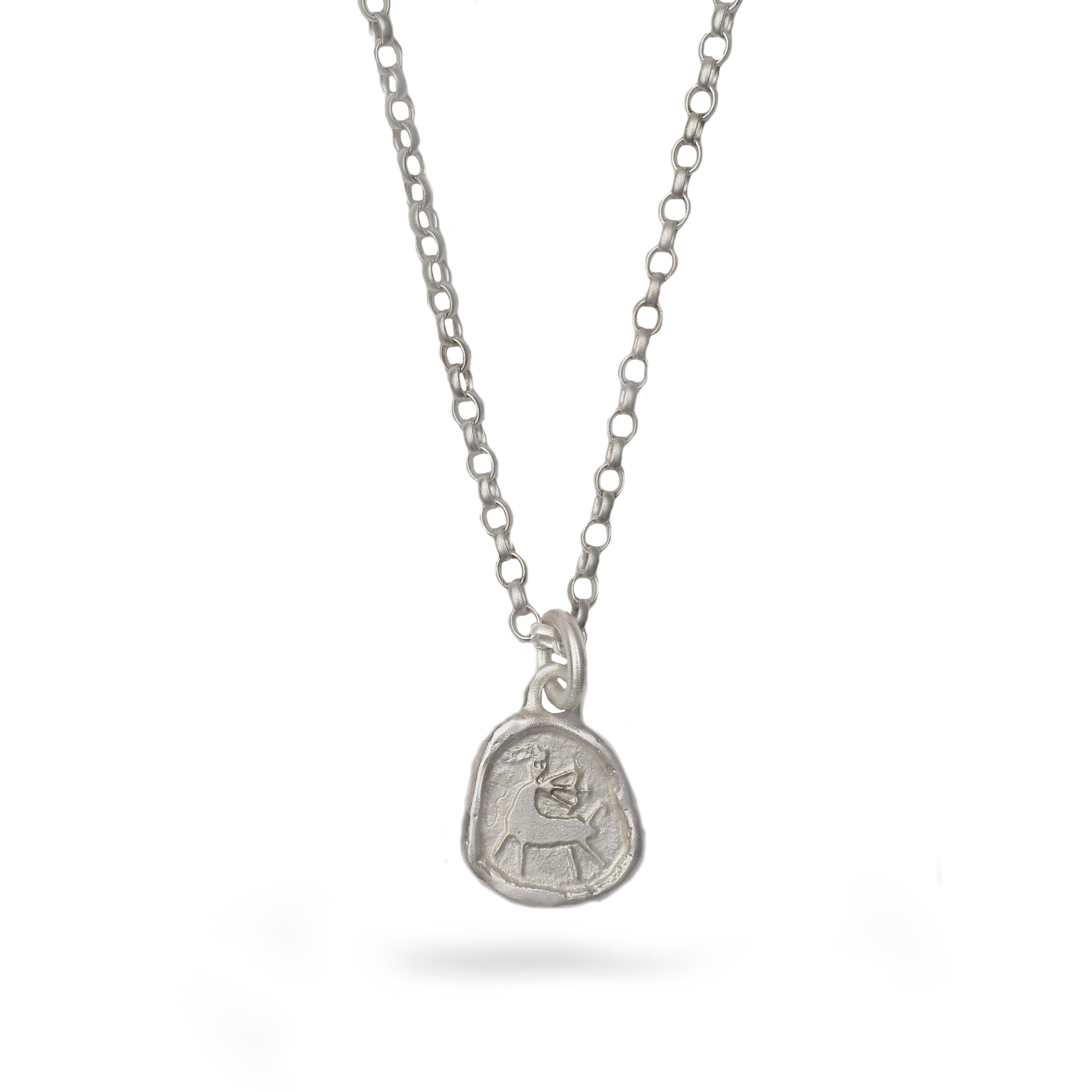 Silver Horoscope Charm Necklace
