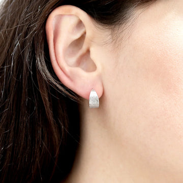 Cara Tonkin Icarus Small Silver Hoop Earring