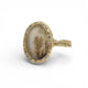 Issy White Tree in a Tree 9ct Yellow Gold Ring