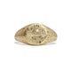 Justin Duance Diamond Signet Ring in Yellow Gold
