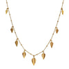 Cara Tonkin Komorebi Scattered Leaves Necklace in Gold Vermeil