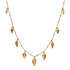 Cara Tonkin Komorebi Scattered Leaves Necklace in Gold Vermeil