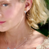 Cara Tonkin Silver Komorebi Leaf Studs