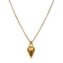 Cara Tonkin Komorebi Cupped Leaf Pendant in Gold Vermeil