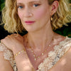 Cara Tonkin Komorebi Scattered Leaves Necklace in Gold Vermeil