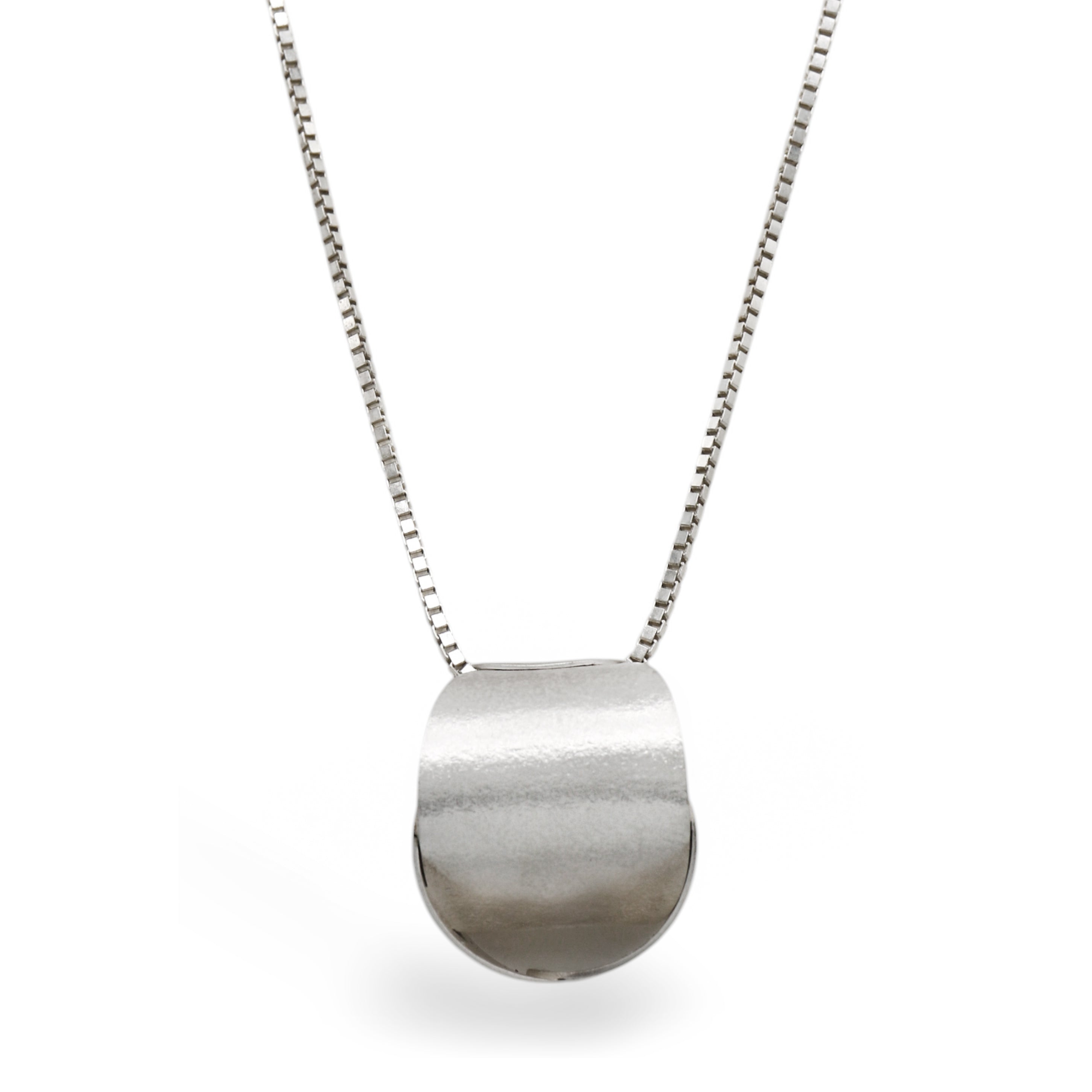 Mizuki Takahashi Oversized Parcel Pendant in Silver