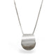 Mizuki Takahashi Oversized Parcel Pendant in Silver