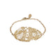 Ulrikke Vogt Lazy Lace Gold Plated Bracelet
