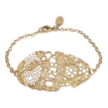 Ulrikke Vogt Lazy Lace Gold Plated Bracelet