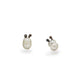 Amy Findlay Silver Love Bug Pearl Ear Studs