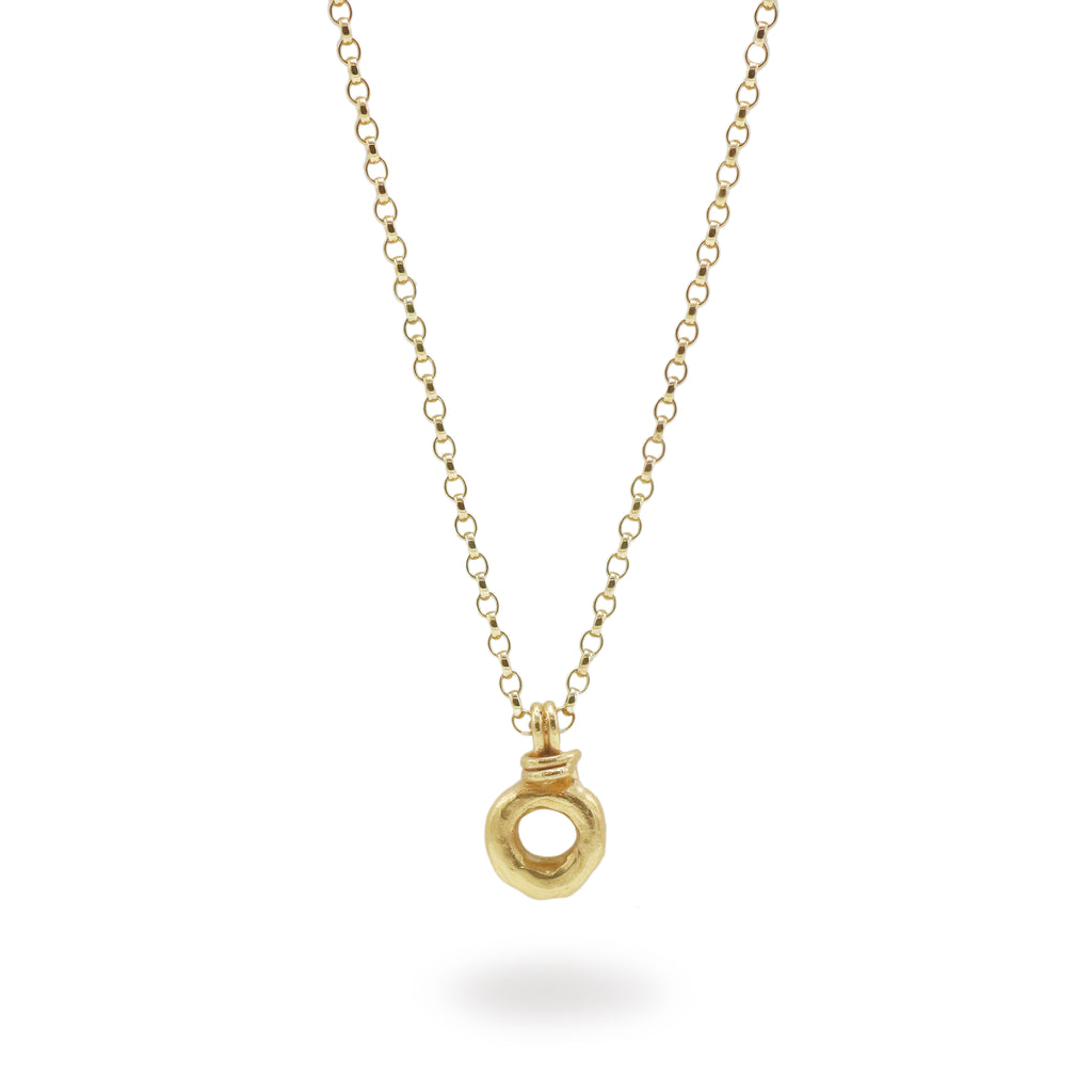 Milly Maunder Gold Plated Looped Buoy Pendant