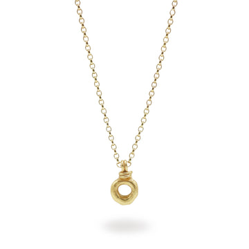 Milly Maunder Gold Plated Looped Buoy Pendant