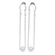 Mounir Pearl Drop Sterling silver earrings