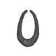 Maria Rzewuska Oxidised Silver Statement Woven Chain Necklace