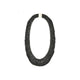 Maria Rzewuska Oxidised Silver Woven Chain Necklace