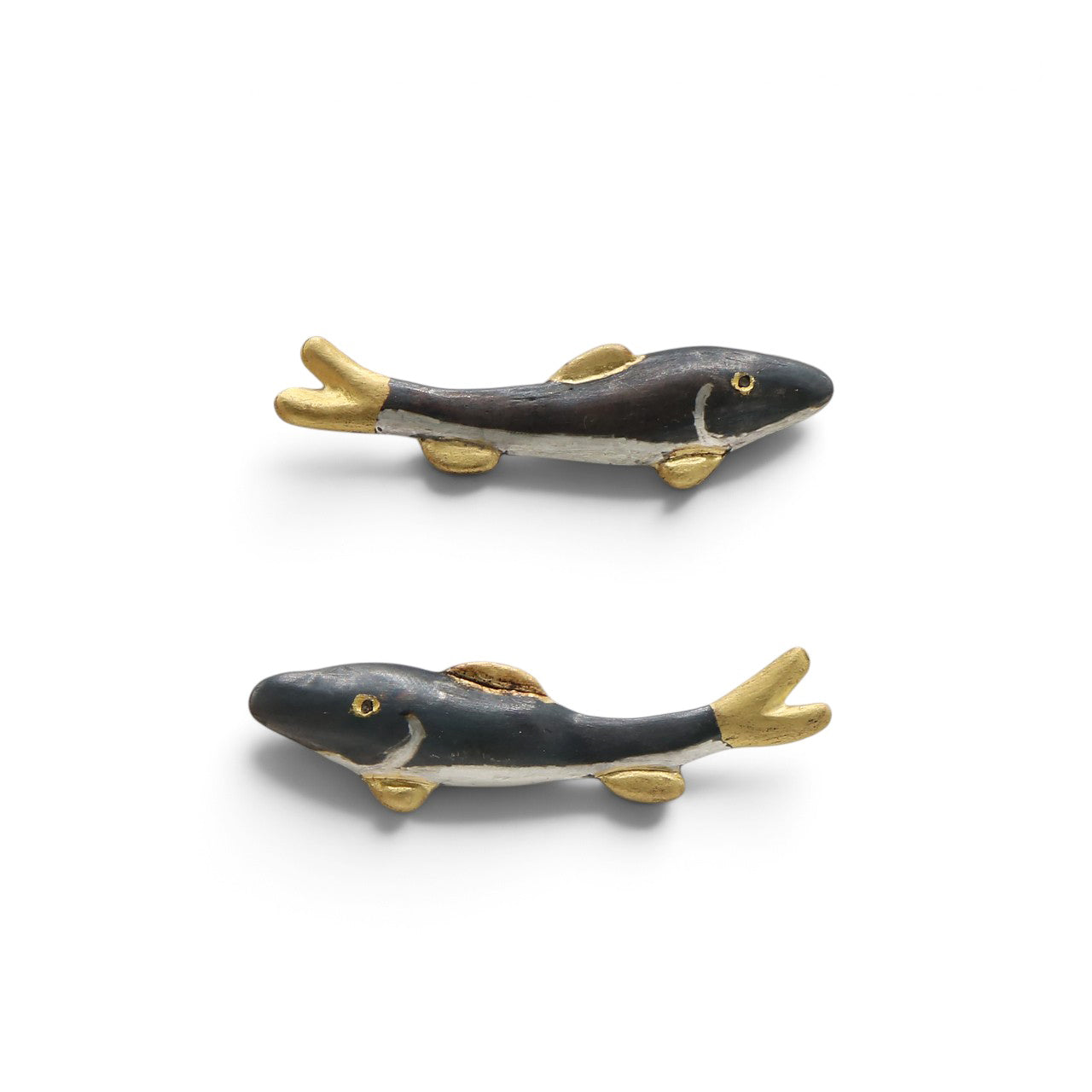 Mathilda Monteil Fish Menuki Earrings