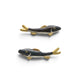 Mathilda Monteil Fish Menuki Earrings