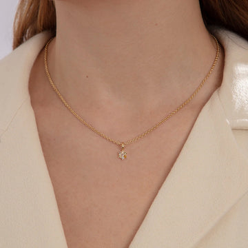 Maya Selway 18ct Yellow Gold Diamond Dancer Pendant