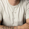 Aurum Silver Mens Asterias Necklace