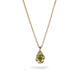 Bespoke - Green Sapphire and Molten Gold Pendant