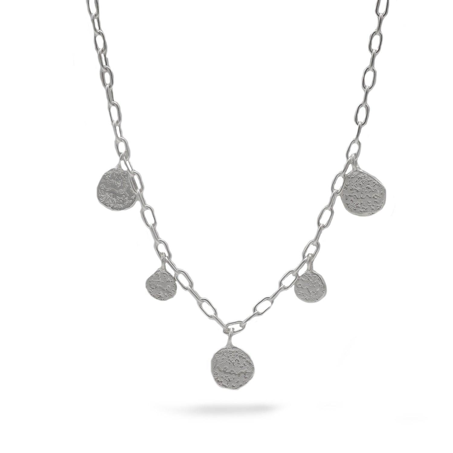 Reflect Silver Charm Necklace