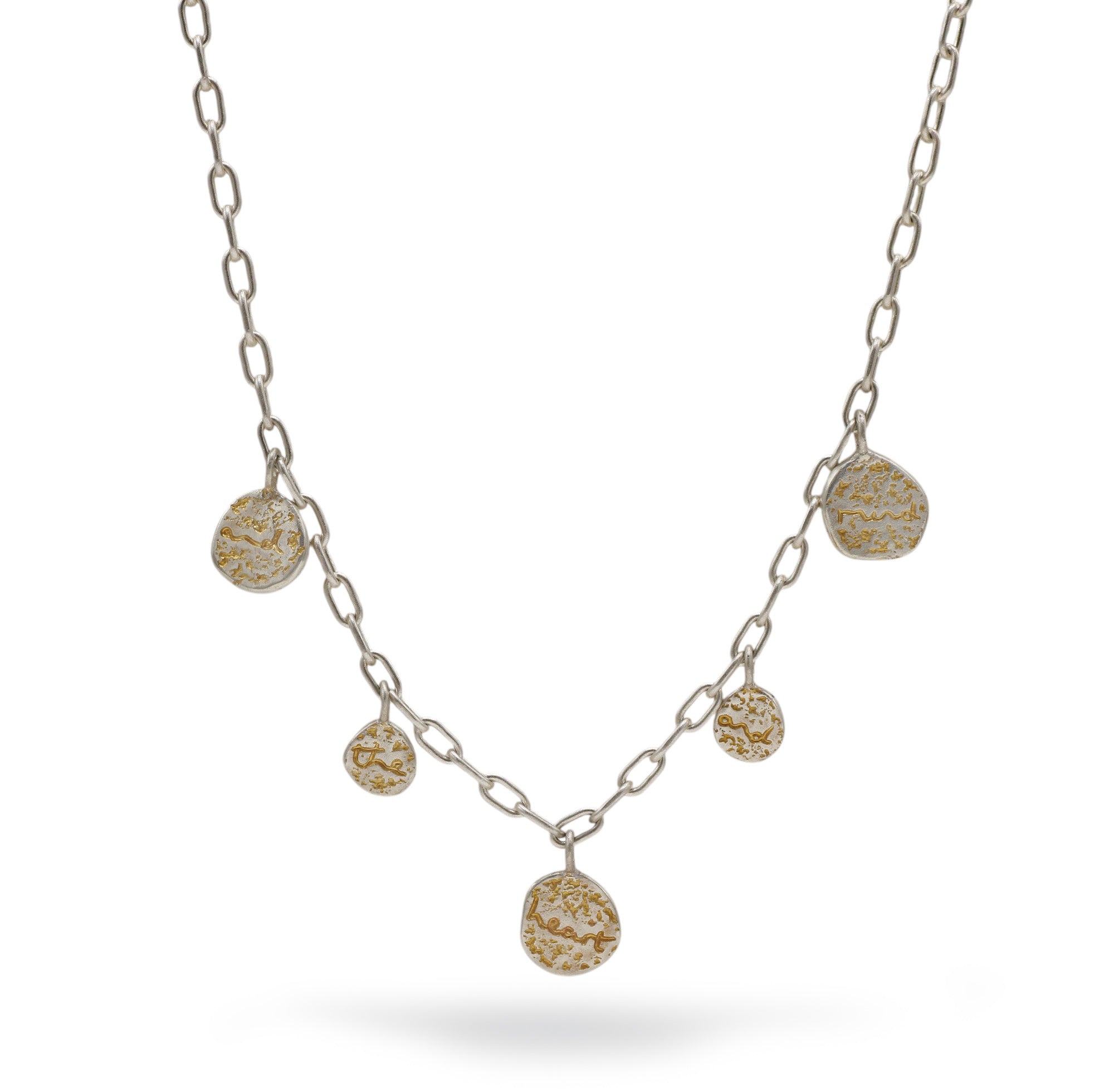 Reflect Silver Charm Necklace