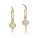 Rachel Jones Spectrum Opal & Diamond Hoop Earrings