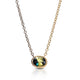 Rachel Jones Oval Parti-Parti Sapphire Pendant