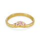 Ciara Bowles 9ct Yellow Gold Pink Crest Ring