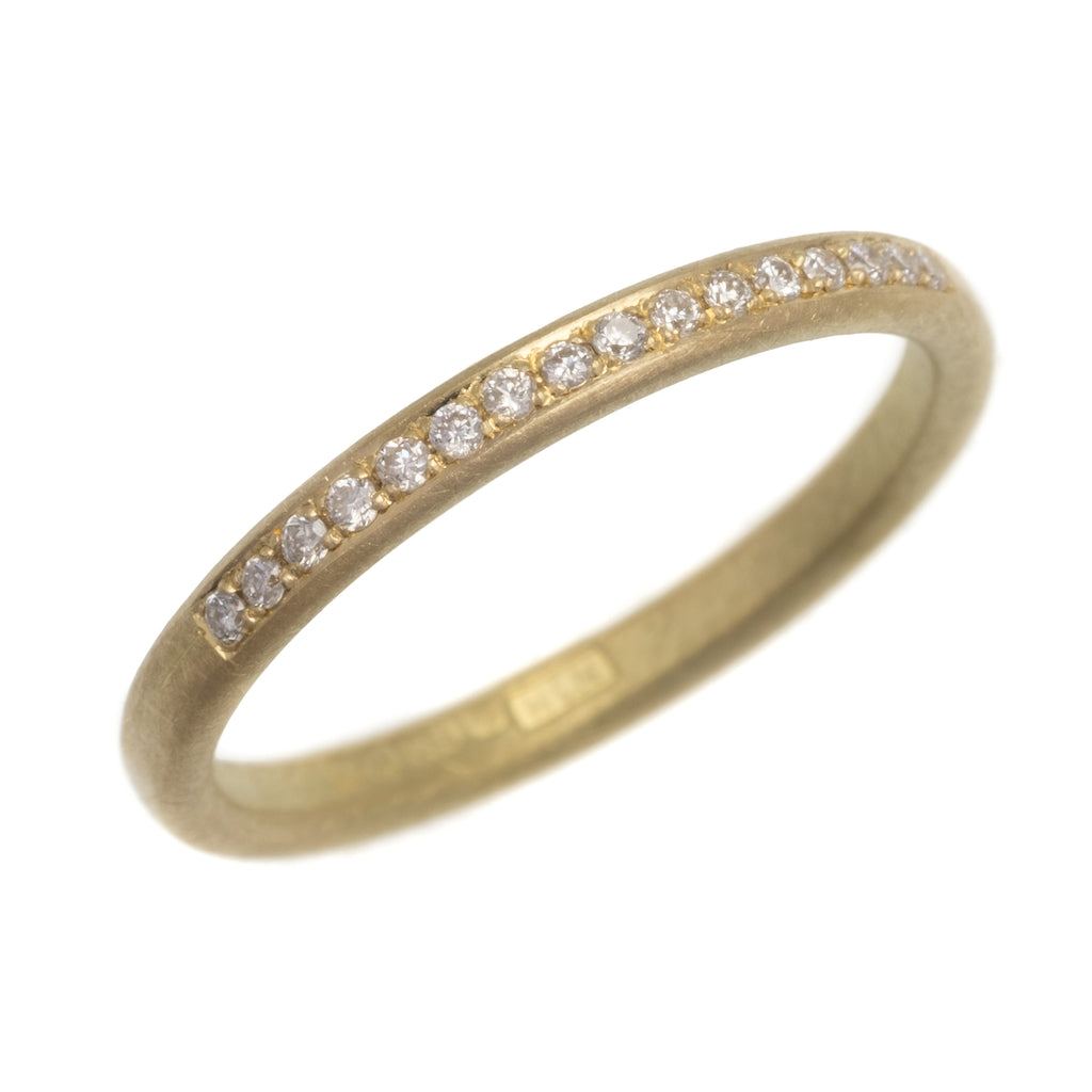 Natalie Harris 18ct Yellow Gold Diamond Half Eternity Ring