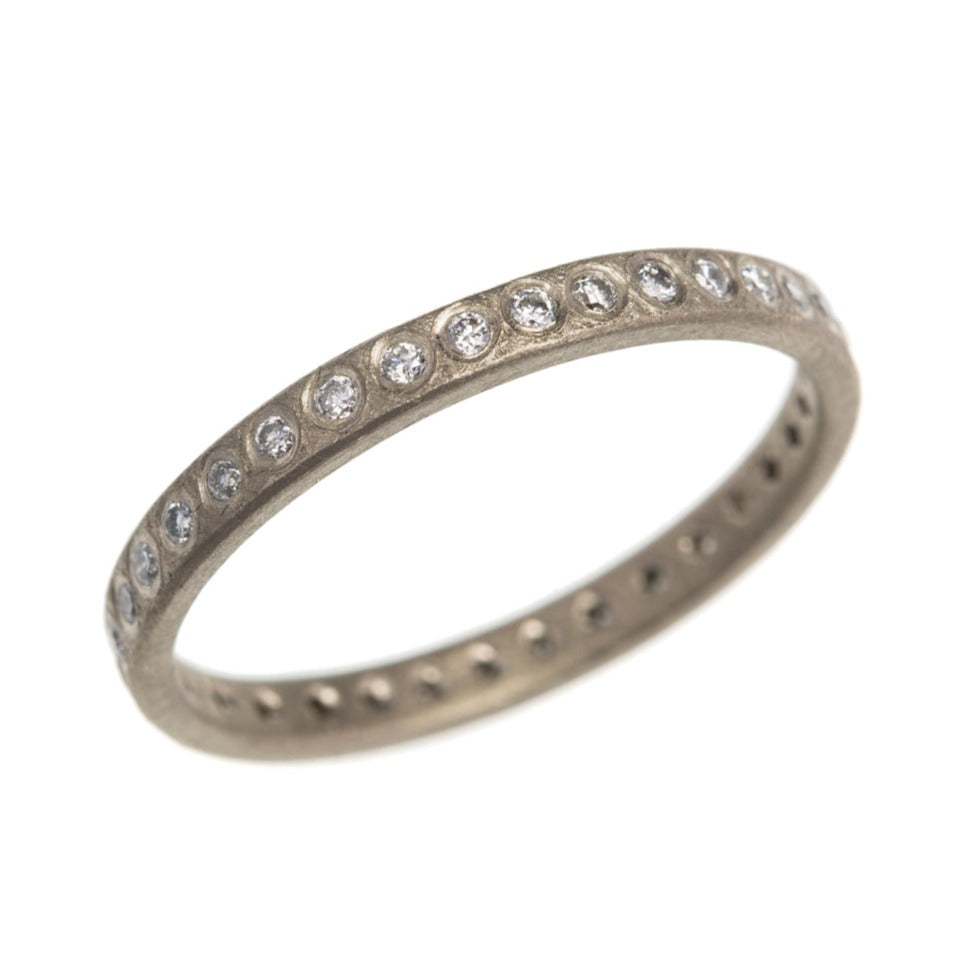 Natalie Harris 18ct White Gold Diamond Eternity Ring