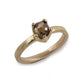 Brown Freeform Diamond Yellow Gold Ring
