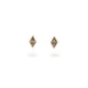Rusty Thought Gold Kite Diamond Earrings