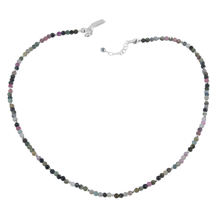 Silver hotsell beaded necklace