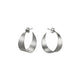 Cara Tonkin Icarus Medium Silver Hoop Earrings